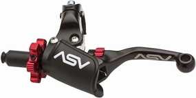 ASV Unbreakable F4 Quad ATV Clutch Lever w/PRO Perch # CD F406PX - Black