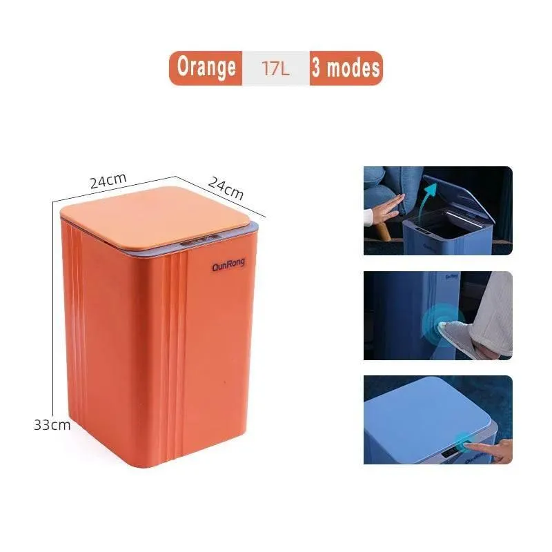 Automatic Sensor Trash Can - Smart Electronic Waste Bin