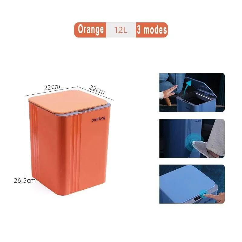 Automatic Sensor Trash Can - Smart Electronic Waste Bin