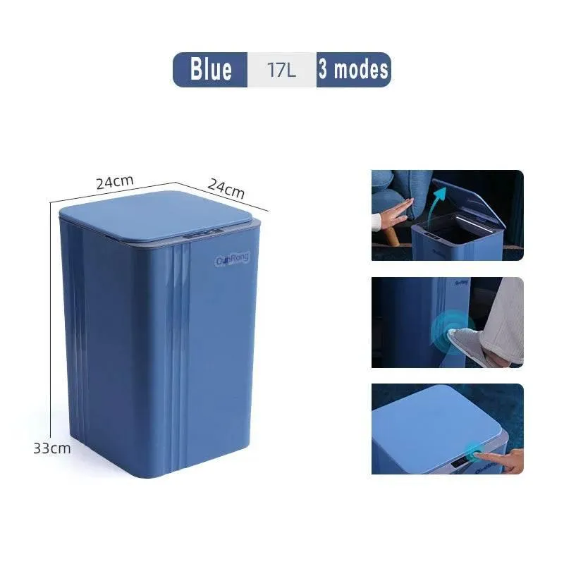 Automatic Sensor Trash Can - Smart Electronic Waste Bin