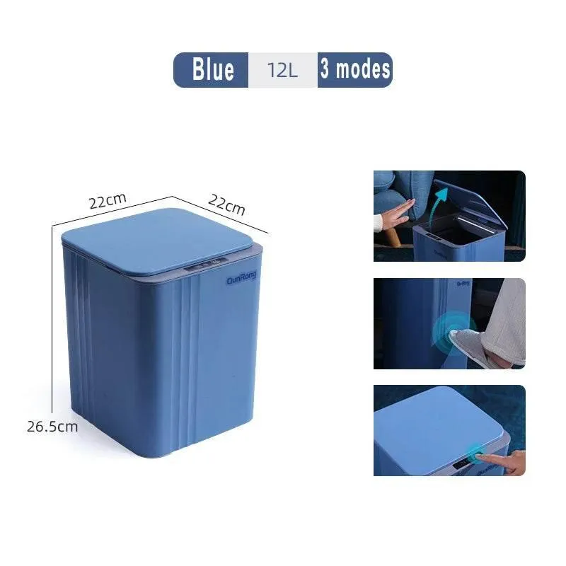 Automatic Sensor Trash Can - Smart Electronic Waste Bin