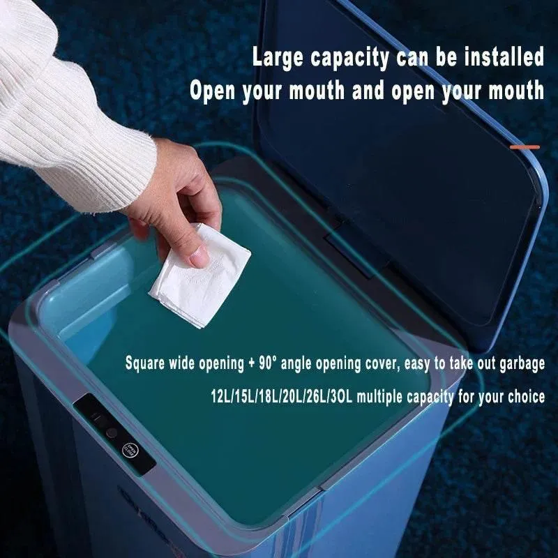Automatic Sensor Trash Can - Smart Electronic Waste Bin