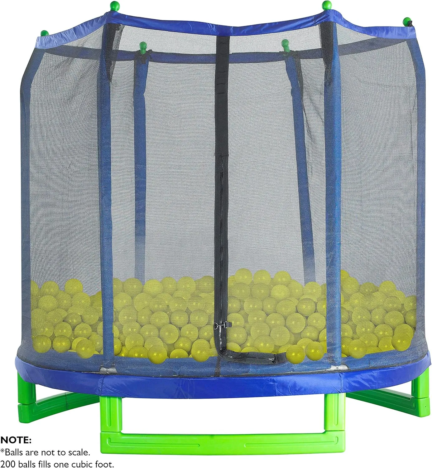 Ball Pit Balls - Phthalate and BPA Free - Crush Resistant Plastic Pit Balls - Kiddy Trampoline Balls for Ball Pit and Bounce House Ball