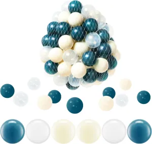 Ball Pit Balls, Safe Non-Toxic BPA-Free Crush-Proof Plastic Balls for Toddlers, Gift for Kids Birthday & Christmas, for Indoor Playpens, Party Decorations & Amusement Activities