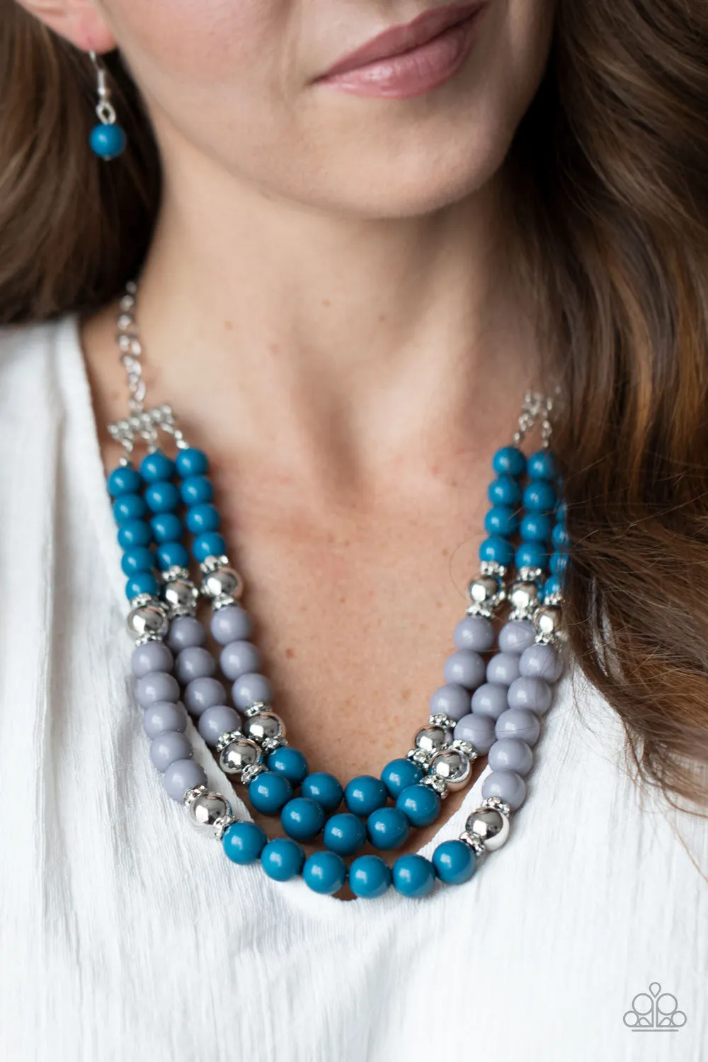 BEAD Your Own Drum - Blue Paparazzi Accessories