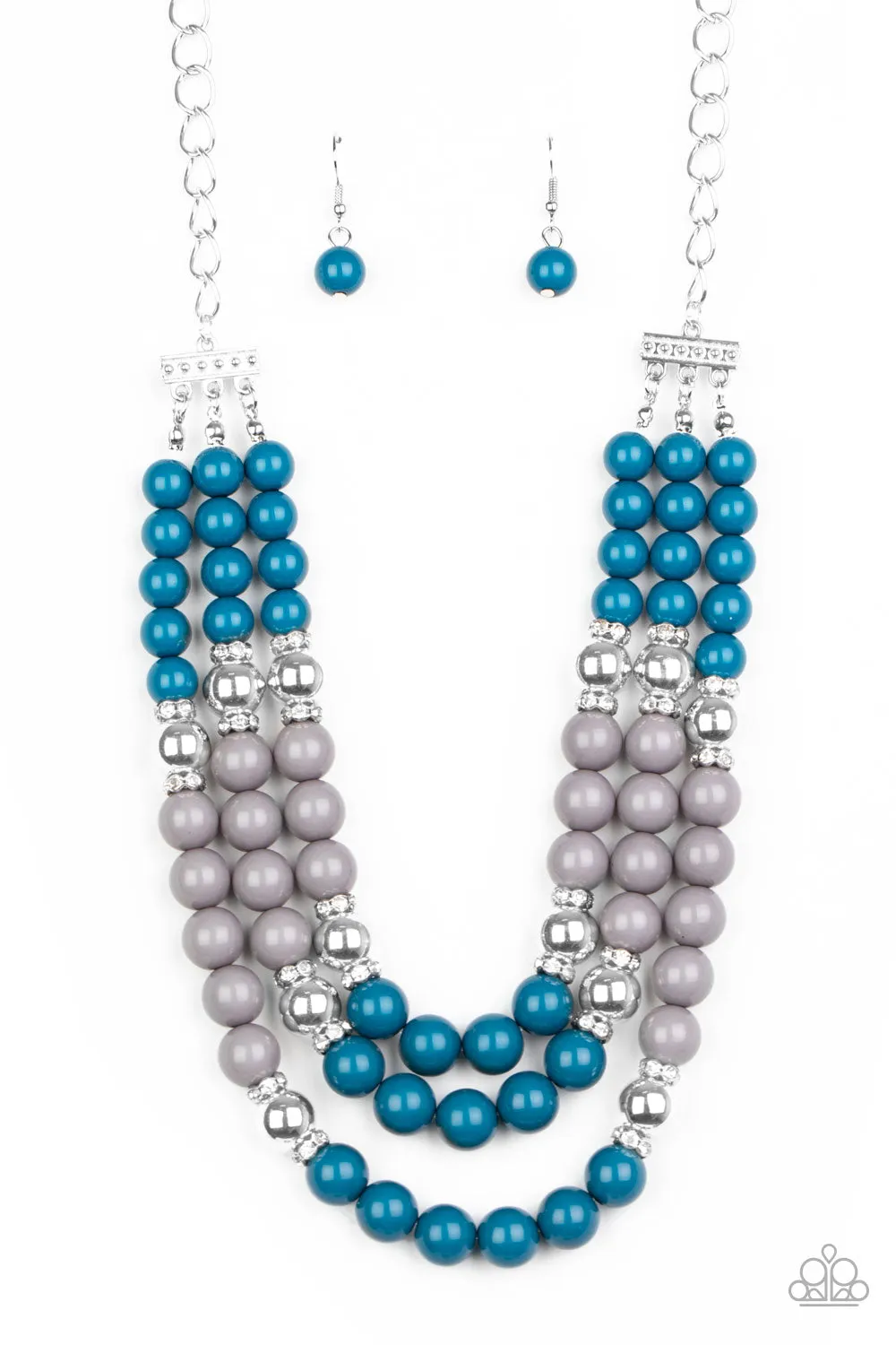 BEAD Your Own Drum - Blue Paparazzi Accessories