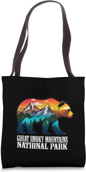 Bear Great Smoky Mountains National Park Tennessee family Tote Bag