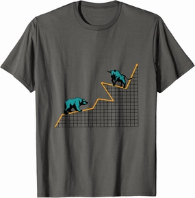 Bear , Bull Style Market Trader , For Stock Traders T-Shirt
