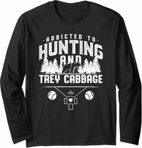 Bear Hunting and Trey Cabbage Prospect Baseball Fan Gear Long Sleeve T-Shirt