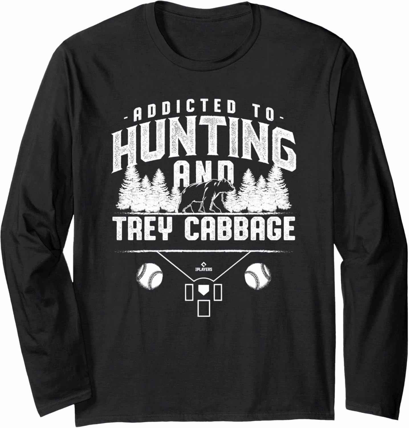 Bear Hunting and Trey Cabbage Prospect Baseball Fan Gear Long Sleeve T-Shirt