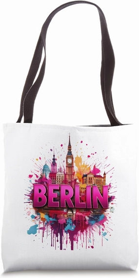 Berlin Design - Berlin Colors - Pop Art - I Love Berlin Tote Bag
