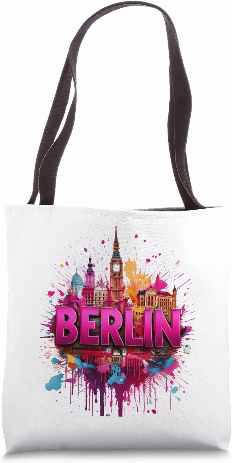 Berlin Design - Berlin Colors - Pop Art - I Love Berlin Tote Bag