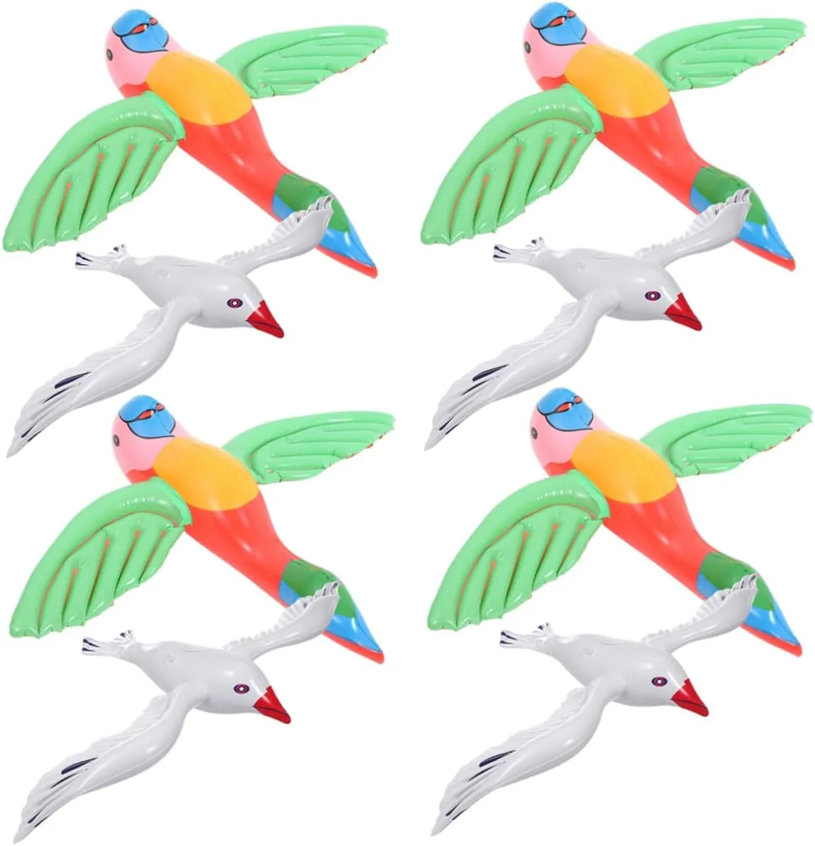 BESPORTBLE Seagull Figure Pool Beach Toys Inflatable Seagull Statue for Floating Pool Toys