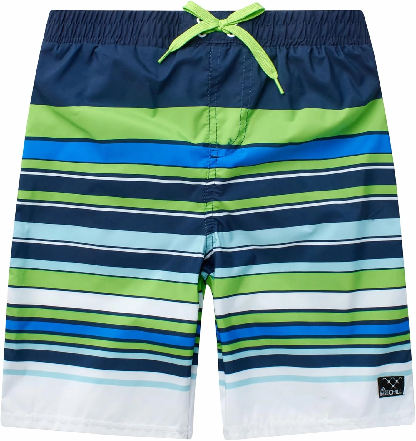 Big Chill Boys Rash Guard Set - 2 Piece UPF 50  Quick Dry Short Sleeve Swim Shirt and Swim Trunks for Boys (Sizes: 4-14)