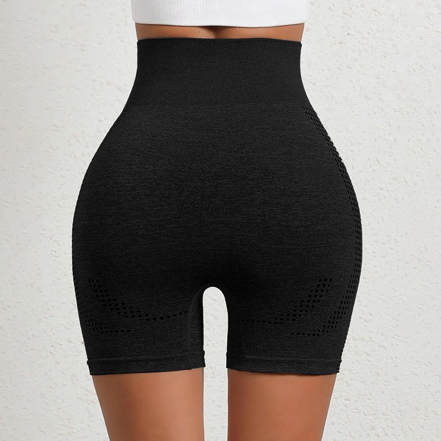 Biker Shorts for Women Women Butt Lifting Shorts Pockets High Waisted Biker Anti Cellulite Up Workout Gym Shorts