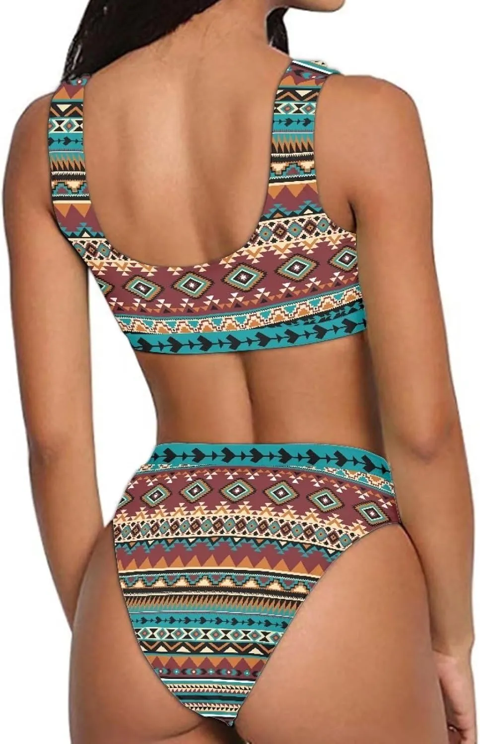 Bikini Sets for Women,High Waisted 2 Piece Swimsuit,Without Bra Pads XS-5xl