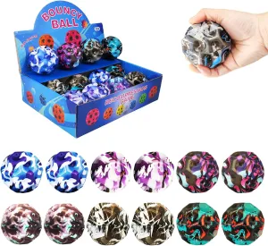 Bouncy Ball, Colorful Big Super Bouncy Astro Balls, Extreme High Bouncing Balls for Kids,Fun Kids Lightweight Foam Jump Balls for Outside, Improve Hand Eye Coordination Ability (12 Pack)