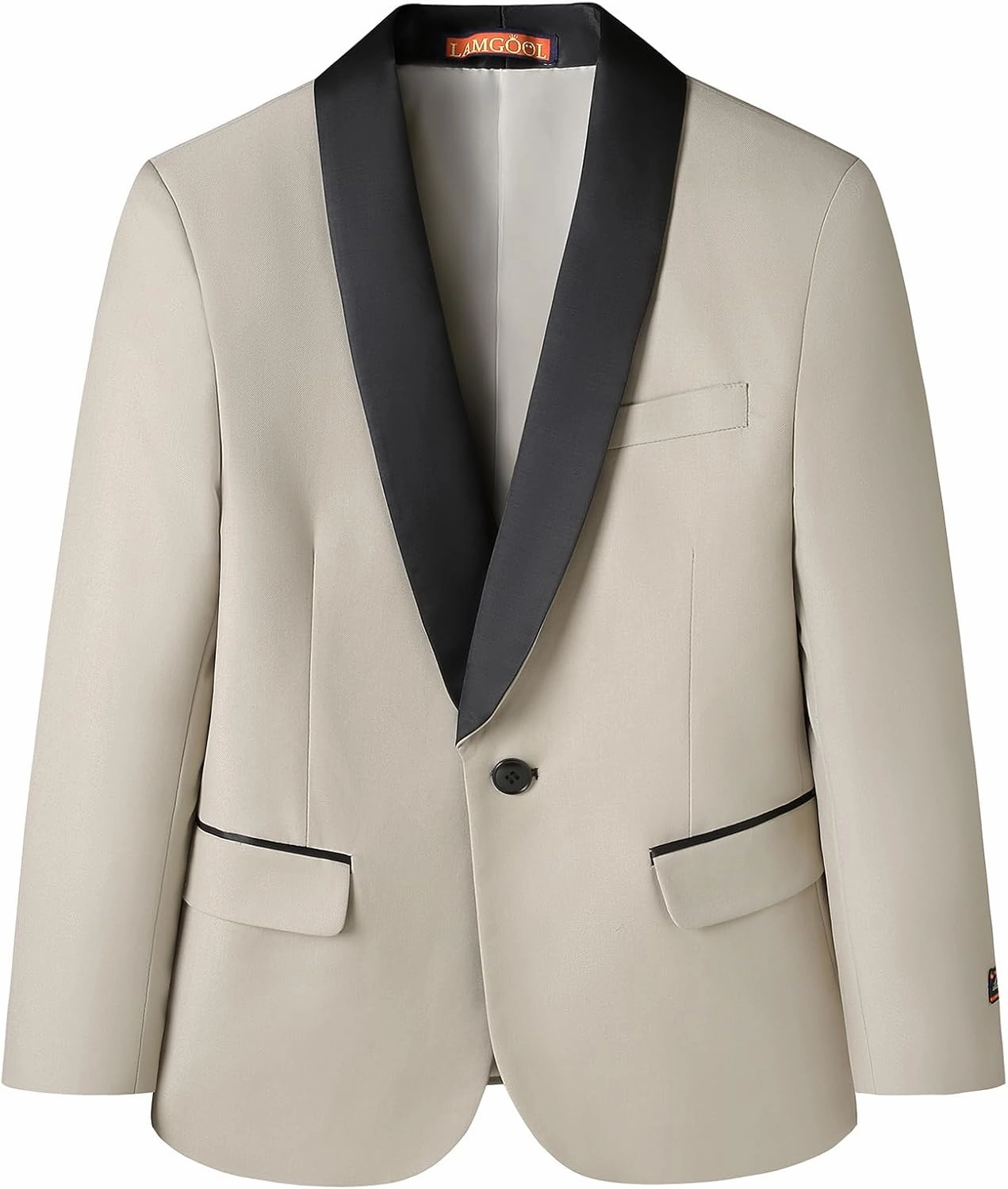 Boy Suits 3 Piece Slim Fit Formal Suit Set with Tuxedo Jacket Vest Pants for Kids Wedding Ring Bearer Party