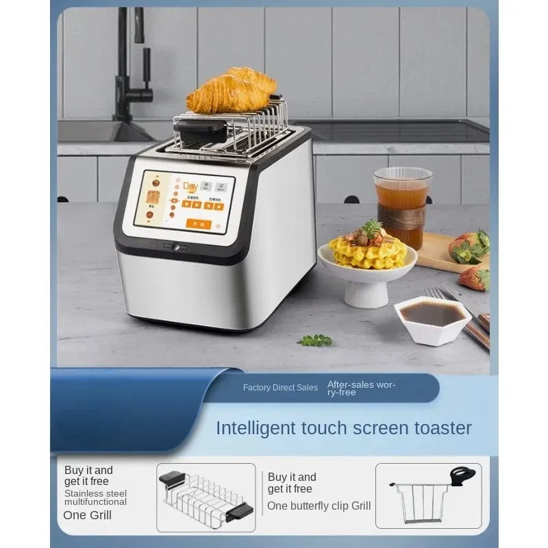 BrecoTouch Pro: High-Speed Smart Toaster for Perfectly Toasted Bread Every Time