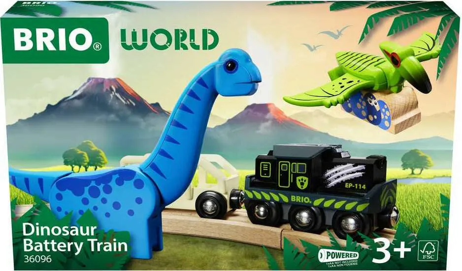 BRIO Dinosaur Battery Train