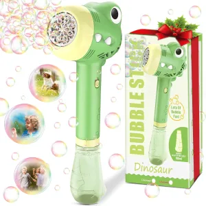 Bubble Machine for Kids | Outdoor Toys for Toddlers Age 3-5 | Perfect as a Gift for Party Favors Birthdays Valentine Halloween and Christmas | Battery Operated Bubble Wand for Easy Outdoor Use