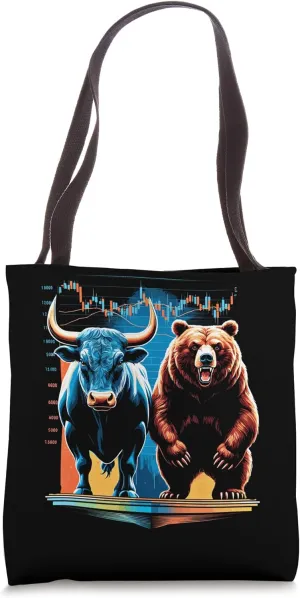 Bull Bear Market Forex Trader Crypto Capitalism Capitalist Tote Bag