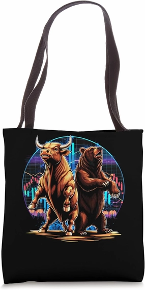 Bull Bear Market Forex Trader Crypto Capitalism Capitalist Tote Bag