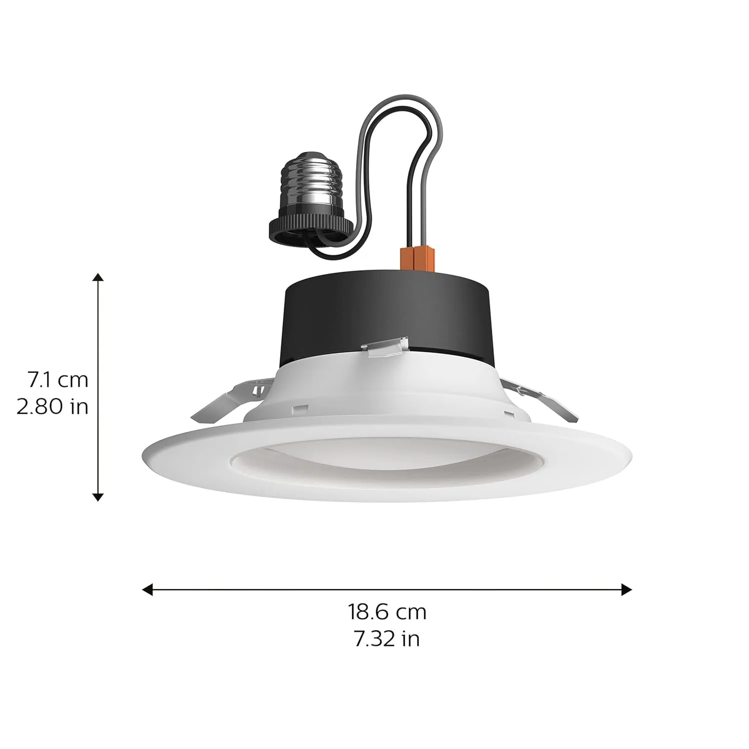 Bundle of New Version Philips Hue White and Color Ambiance Extra Bright Dimmable Recessed LED Smart 6"Downlight for Retrofit Cans, 4 Pack   Philips Hue v2 Smart Dimmer Switch and Remote, White