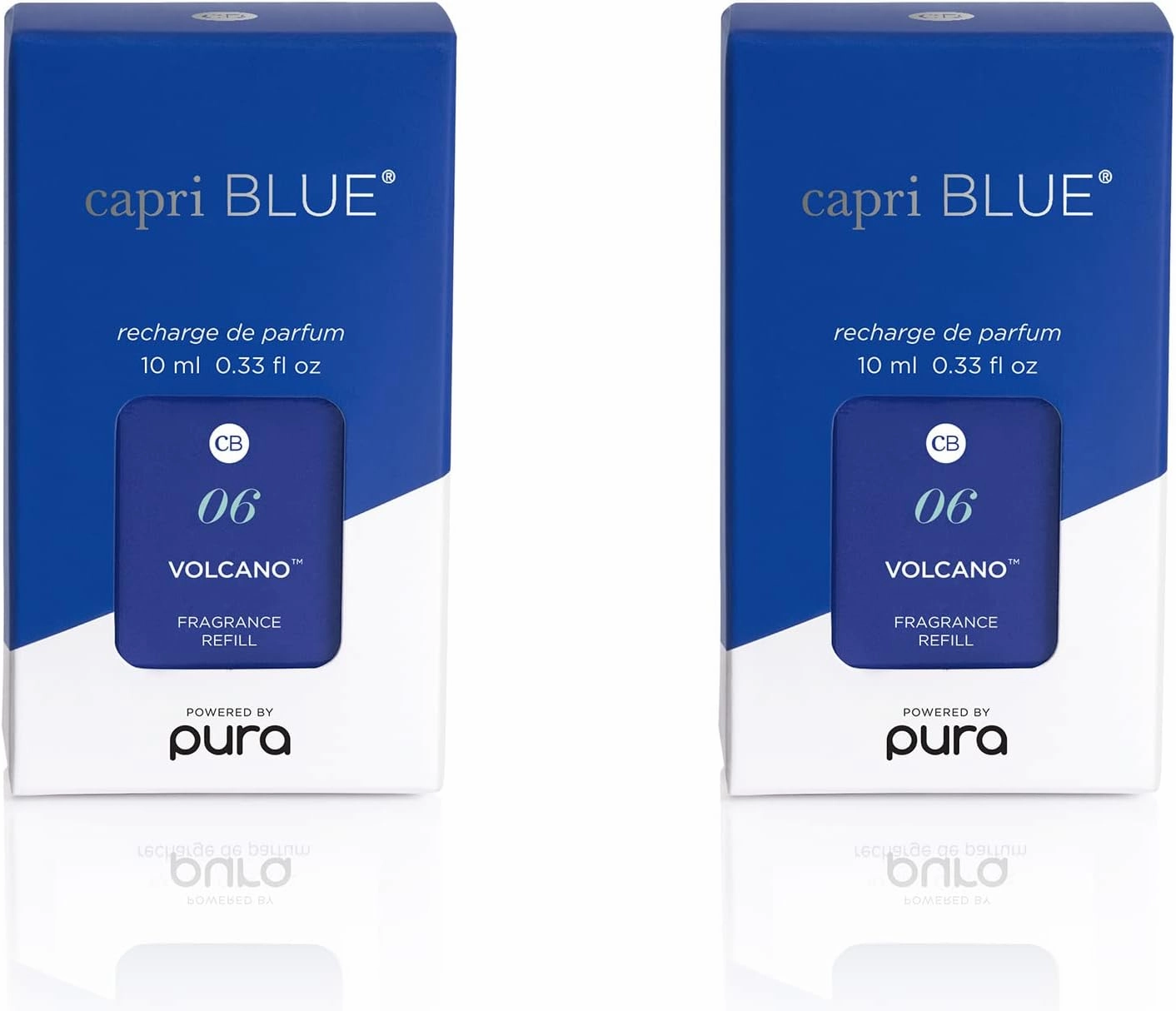 Capri Blue Pura Smart Home Plug-in Diffuser Refills – Volcano with a Tropical, Citrus Scent – Long-Lasting Aromatherapy Diffuser Refills (Pack of 2)