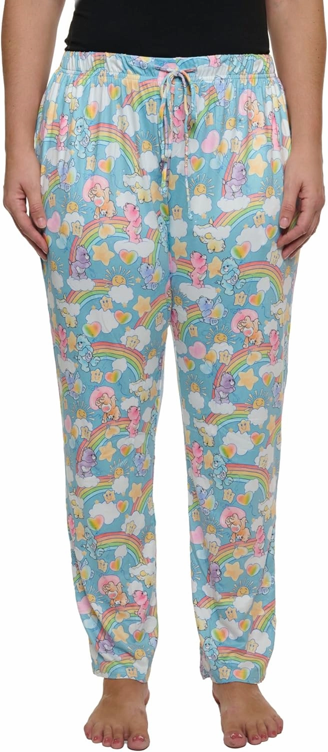 Care Bears Womens Lounge Pants Pajama Bottoms All Over Print