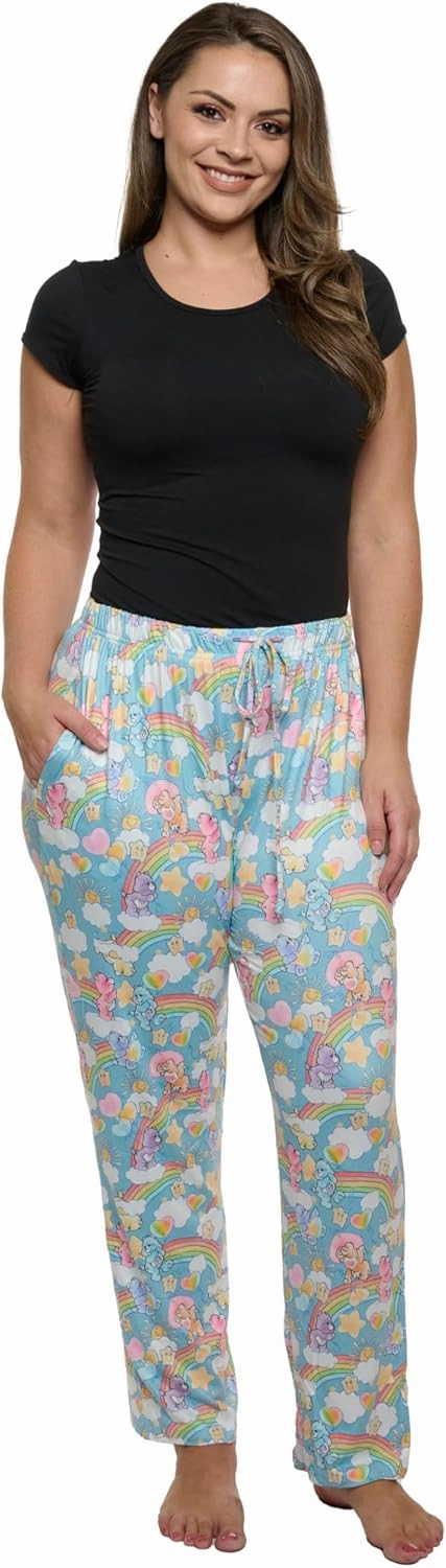 Care Bears Womens Lounge Pants Pajama Bottoms All Over Print