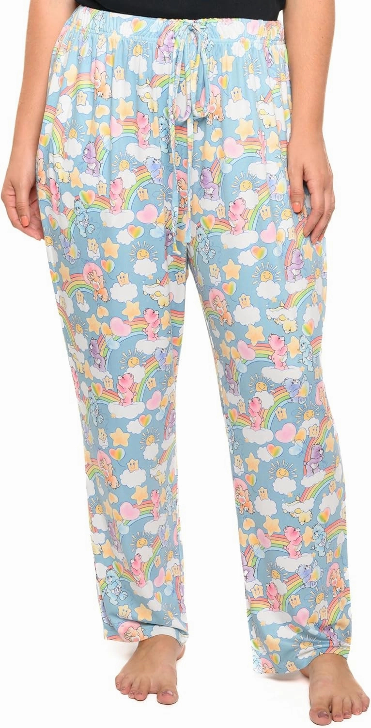 Care Bears Womens Lounge Pants Pajama Bottoms All Over Print