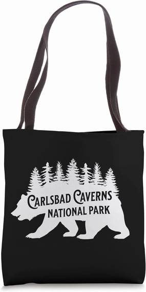 Carlsbad Caverns New Mexico Nature Bear Hiking Outdoors Tote Bag