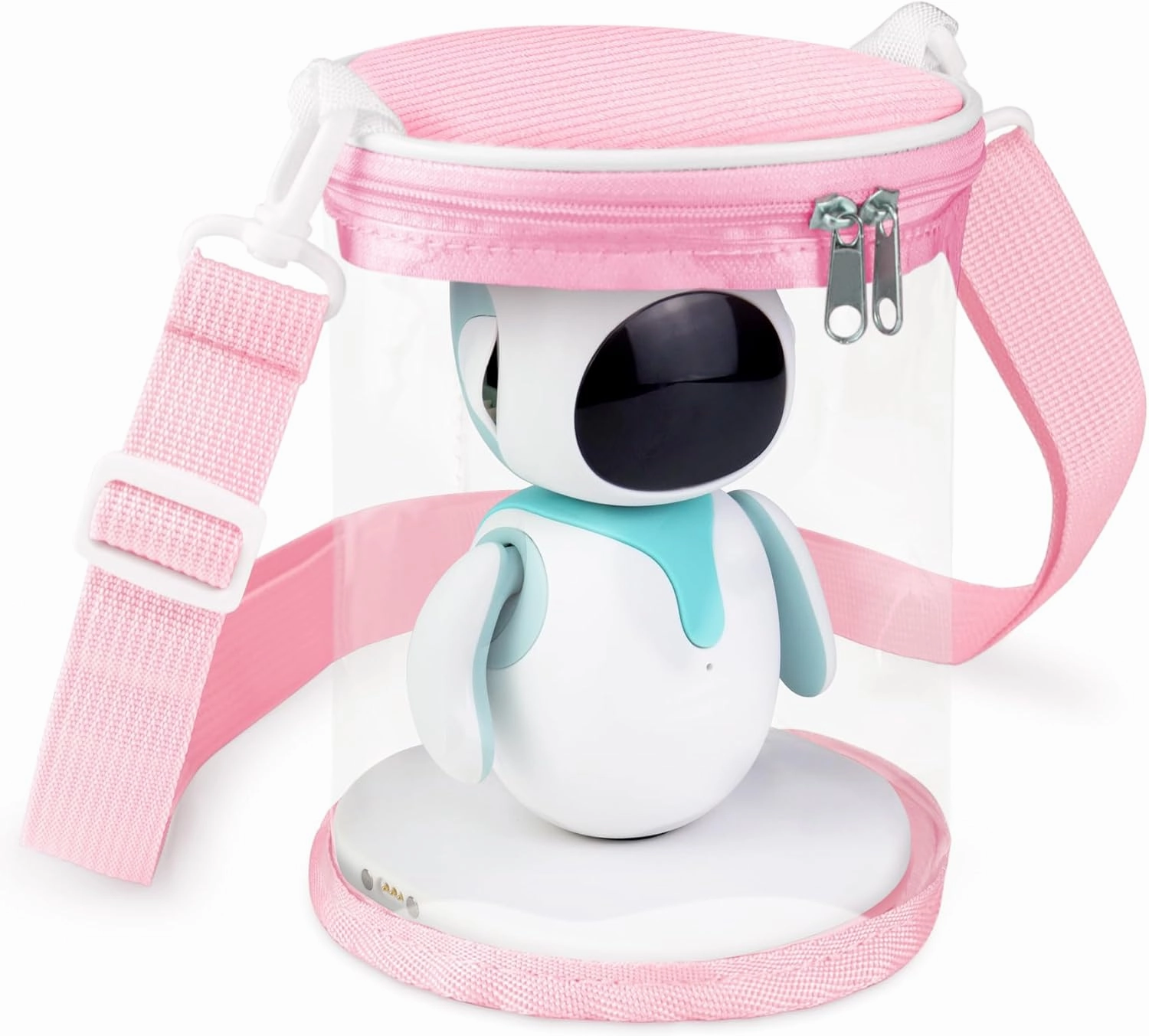 Carrying Bag compatible with Eilik Robot Pets, Display Case compatible with Eilik Interactive Companion Toys, Pink, Bag Only