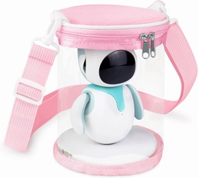 Carrying Bag compatible with Eilik Robot Pets, Display Case compatible with Eilik Interactive Companion Toys, Pink, Bag Only