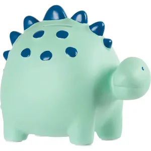Carter's BB1-23289B Dinosaur Ceramic Piggy Bank for Kids - 8" W x 7.5" H