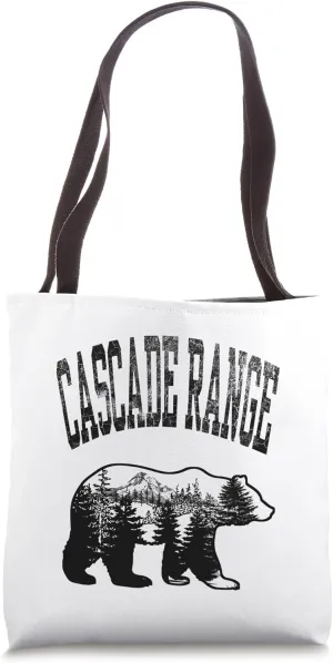 Cascade Range Mountain Bear Graphic Classic Tote Bag