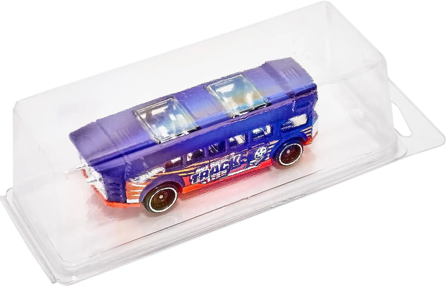 Case for Large Loose Hot Wheels and Matchbox Cars Clamshell Blister Case (25 Pack)