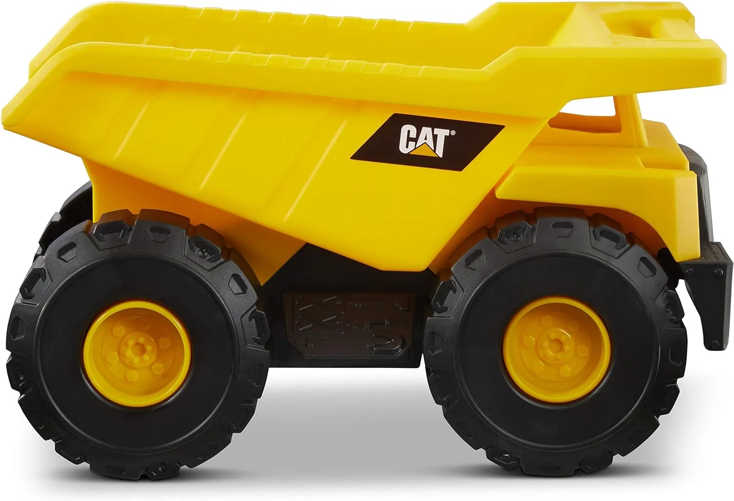 CAT Construction Toys, 15" Dump Truck Toy, Ages 2 , Sturdy Plastic, No Batteries Required, CAT Construction Tough Rigs Series