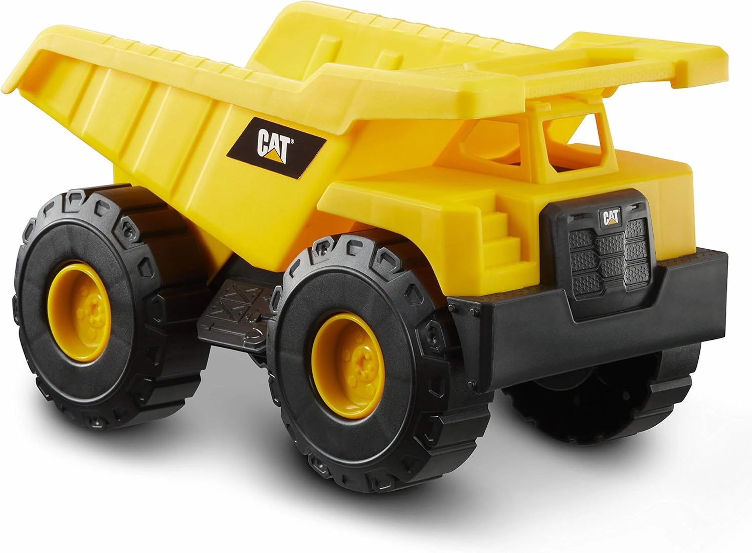 CAT Construction Toys, Tough Rigs 15" Dump Truck & Loader Set Toys 2 Pack Ages 2 , Kid Powered CATerpillar Vehicle Set, Indoor or Outdoor Play, No Batteries Required