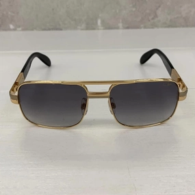 Cazal Legends Men's 988 003 Gold Fashion Pilot Sunglasses 57mm
