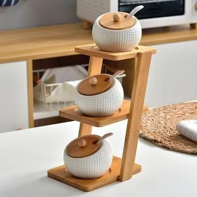 Ceramic Smart Seasoning Set - Nordic Touch Kitchen Accessories