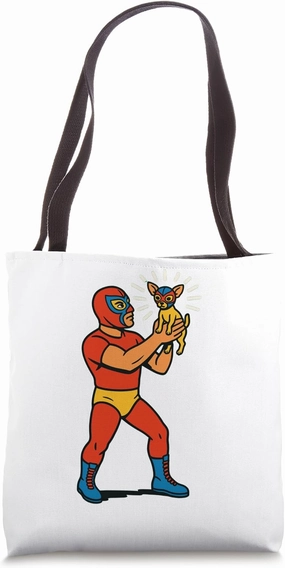 Chihuahua, Wrestler, Luchador, Radiant, Cute, Funny, PRIDE, Tote Bag
