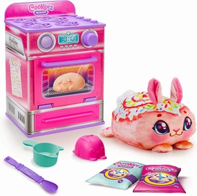 Cinnamon Treatz Oven – Interactive Bake & Reveal Oven Playset with Mystery Scented Plush (Cinnamon Pooch, Fondant Feline, or Strawberry Swirl), Mixing Tools, Dough, & Accessories, 5 