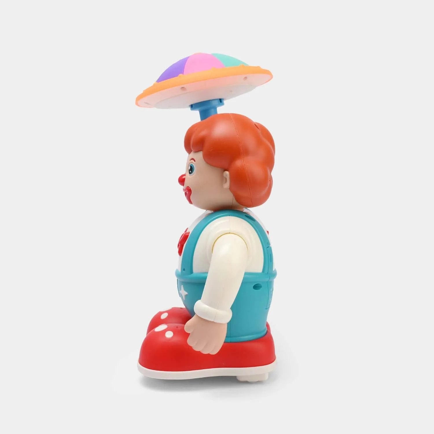 Circus Stunt Umbrella Clown Toy with Light & Music for Kids