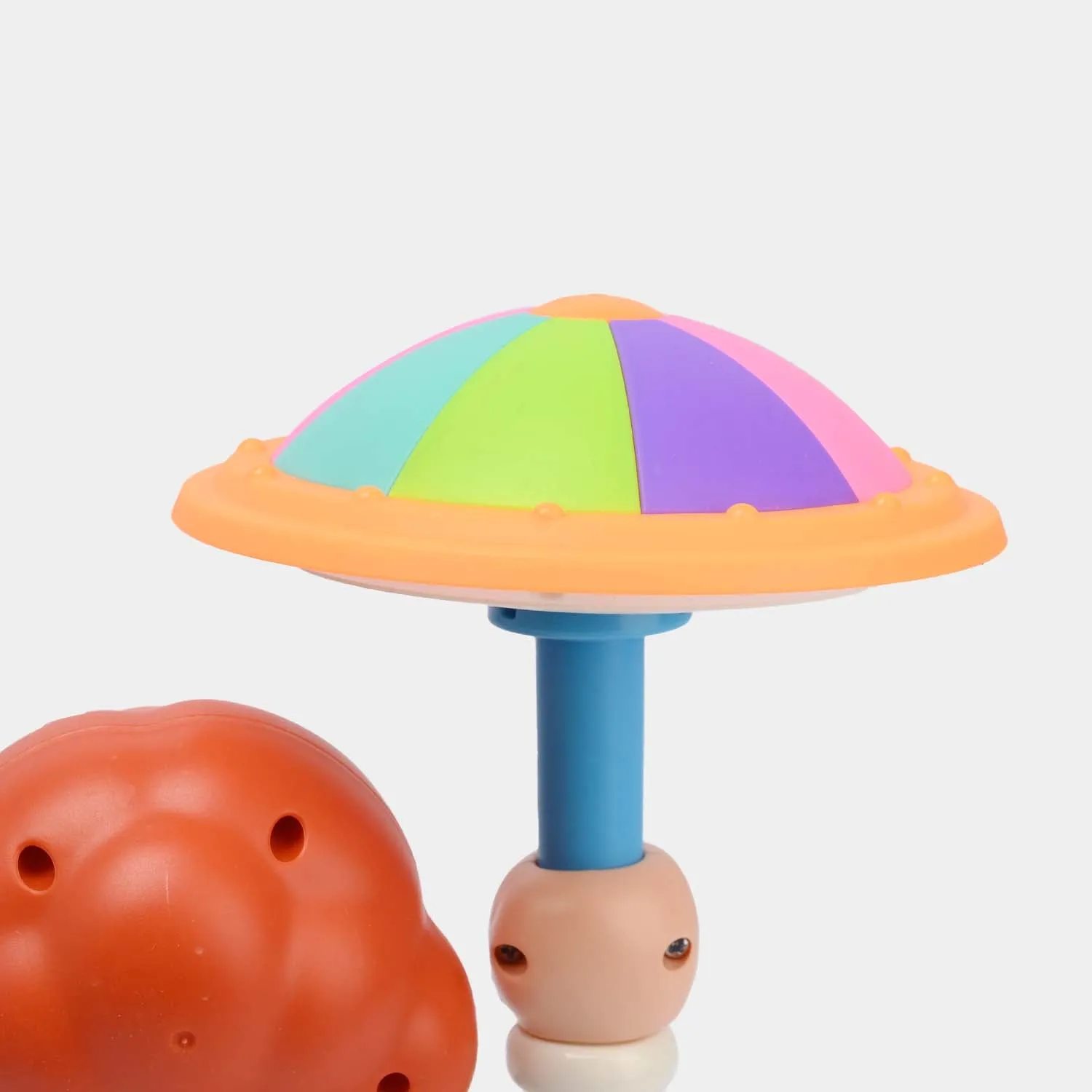 Circus Stunt Umbrella Clown Toy with Light & Music for Kids