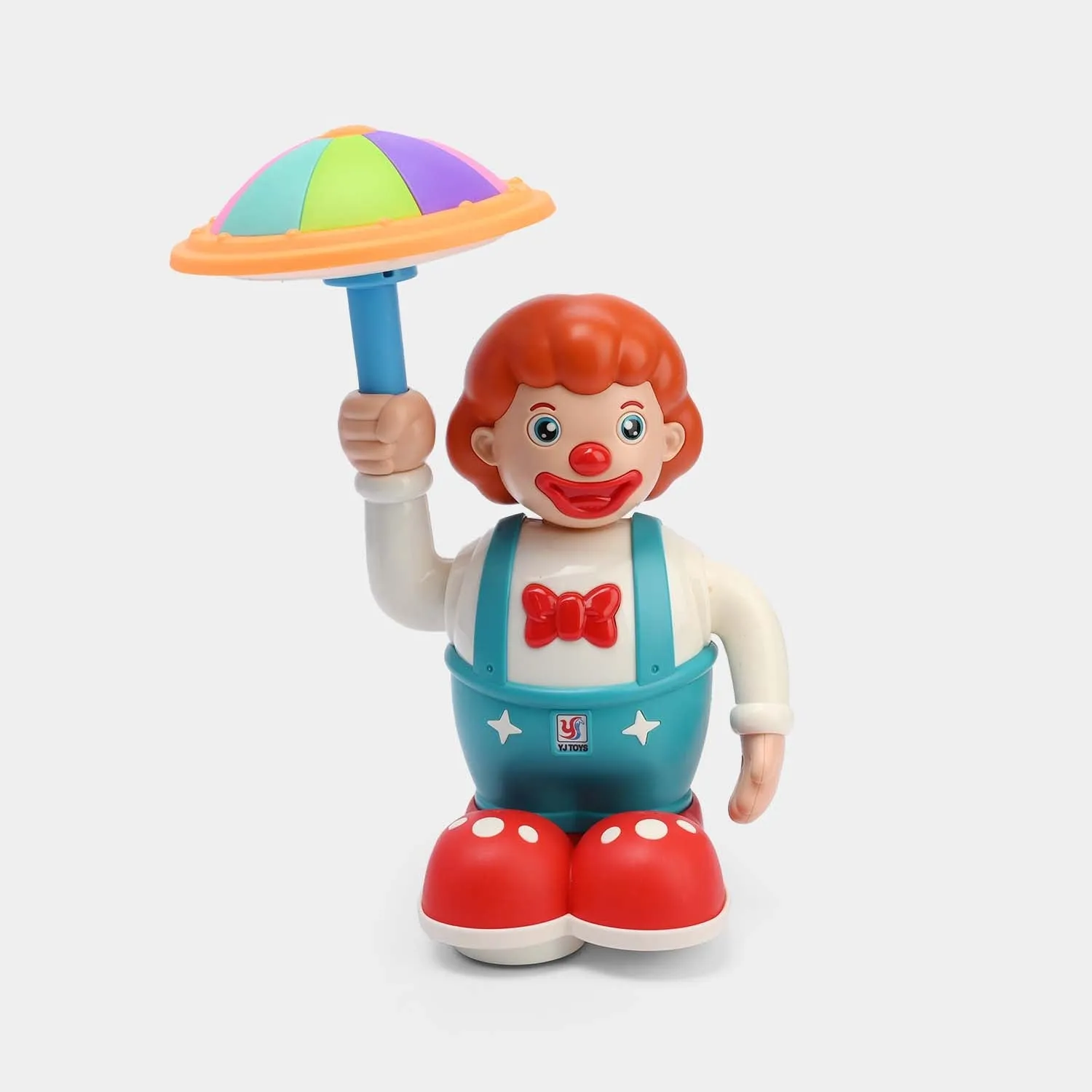 Circus Stunt Umbrella Clown Toy with Light & Music for Kids