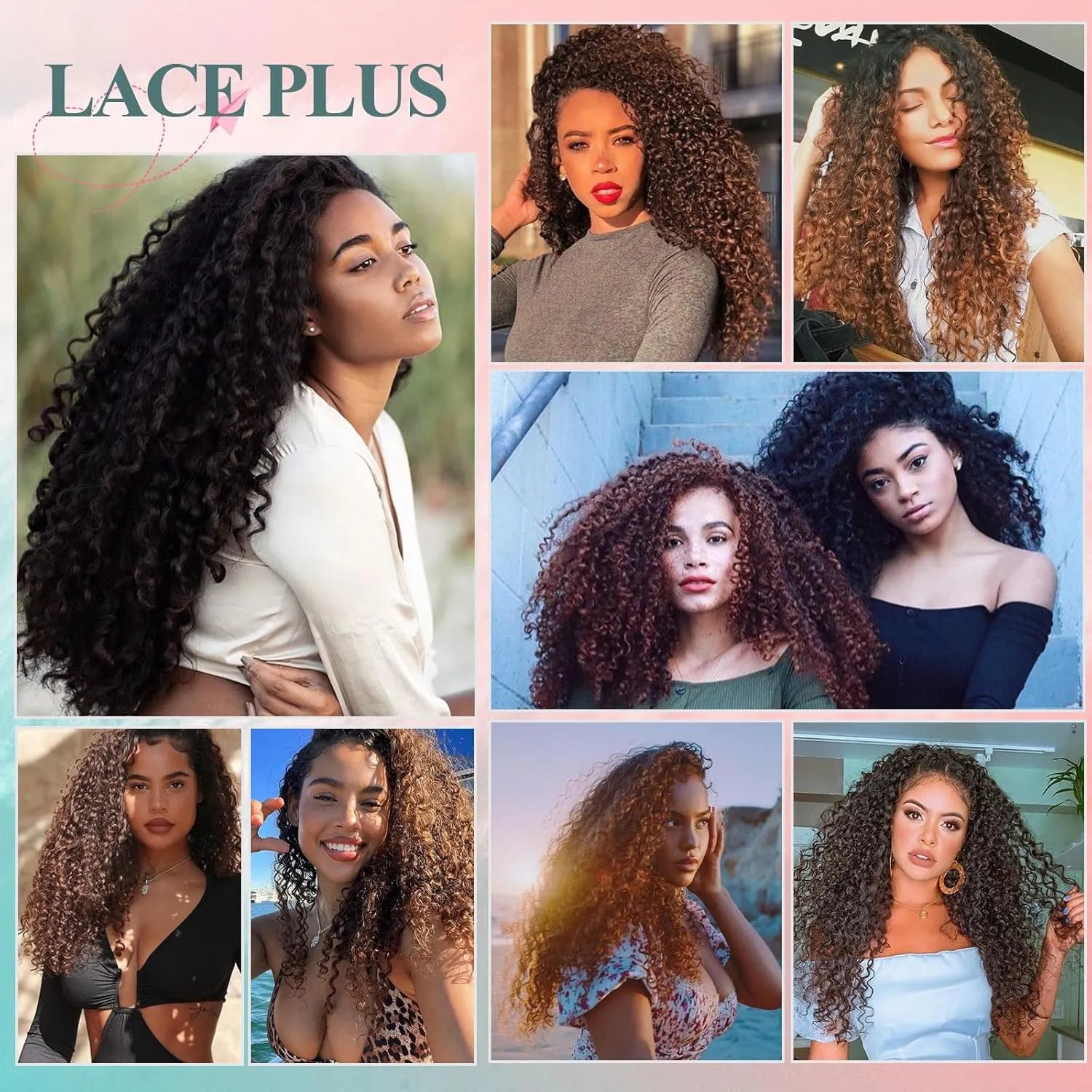 Clip In Hair Extensions - Synthetic hair Black Honey Blonde Clip in Hair Extensions Jerry Curly Extensions for Black Women Clip In Extensions Hairpieces (T1B/27# 24 Inch)(Pack of 7)
