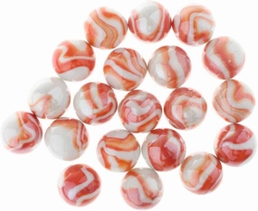 Colorful 25mm Glass Marbles Set - Develop Hand-Eye Coordination & Fine Motor Skills, Perfect for Chinese Checkers & Marble Run Games, Vase Filler & Fish Tank Decor - 20pcs