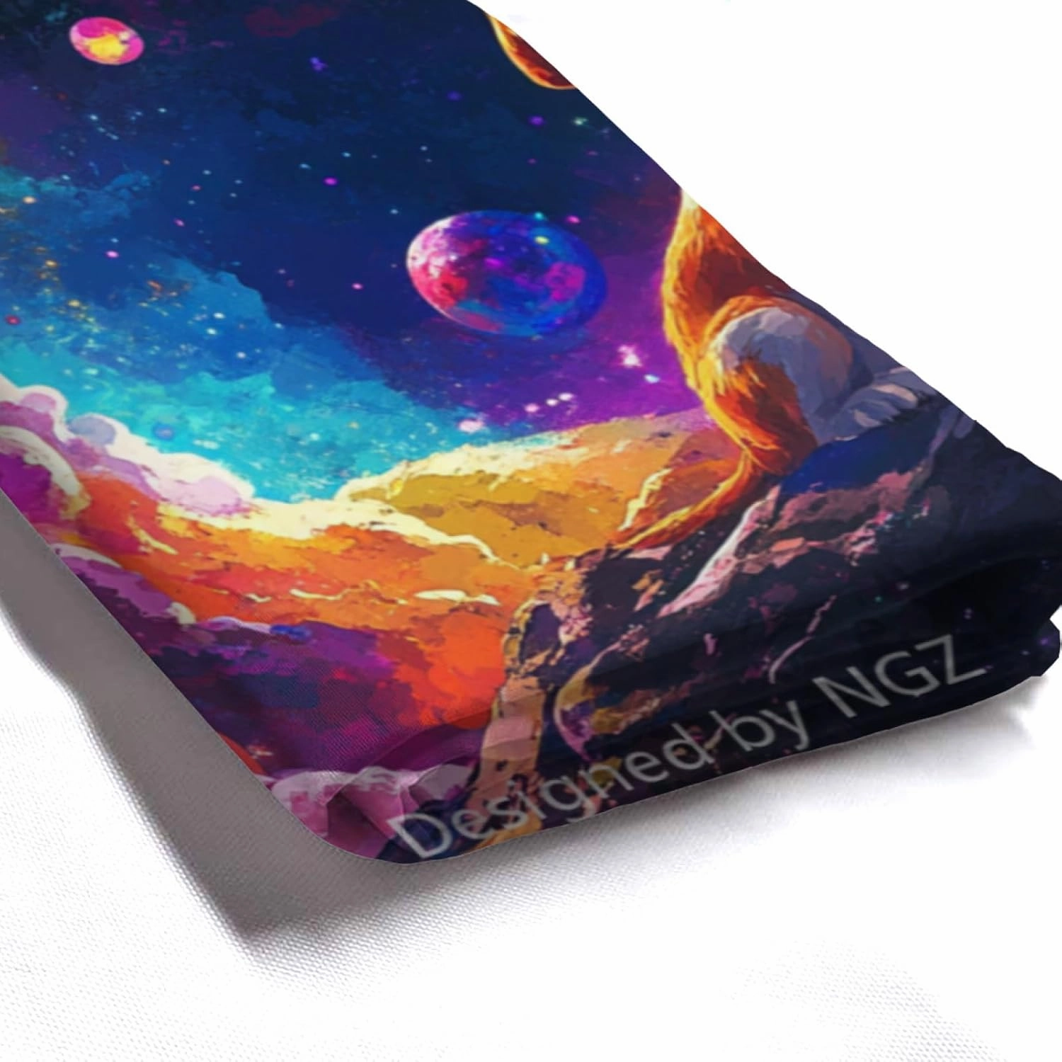 Colorful Cute Beagle Shower Curtain, Galaxy Space Curtain, 72x72 Inches Shower Curtains for Bathroom, Snow Fabric Bath Curtains Set with 12 Hooks
